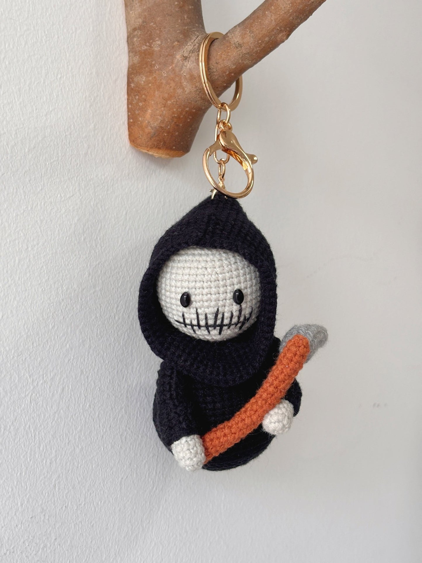 Crochet Grim Reaper Charm / Ornament - Crochera