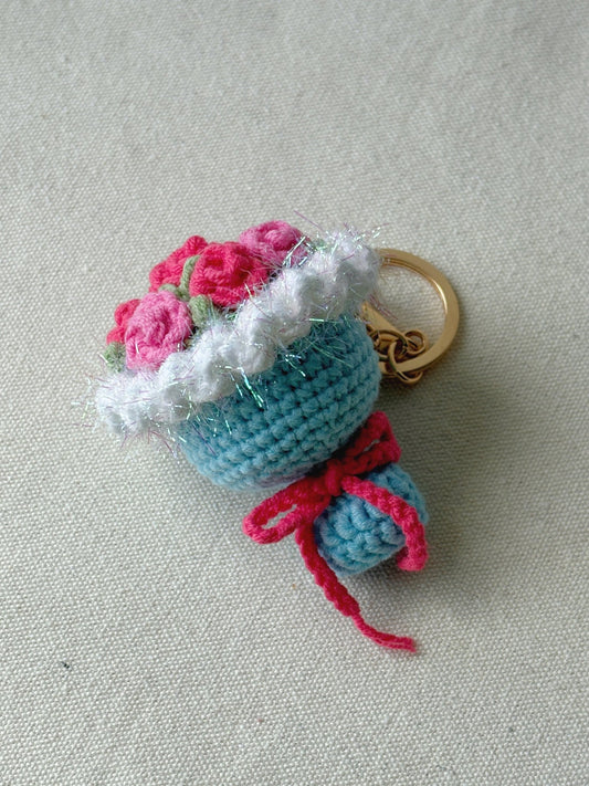 Crochet Mini Rose Bouquet - Crochera