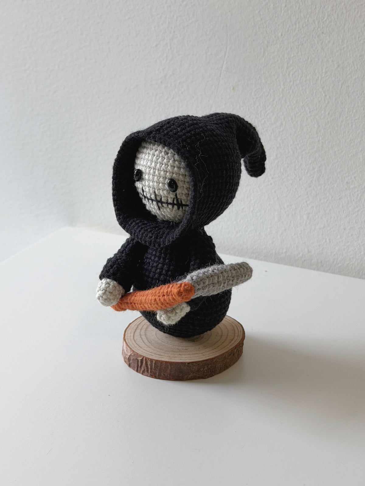 Crochet Grim Reaper Scythe Doll