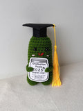 Crochet Graduation Pickle - Crochera