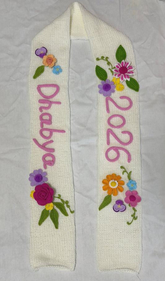 Crochet Graduation Stole - Crochera