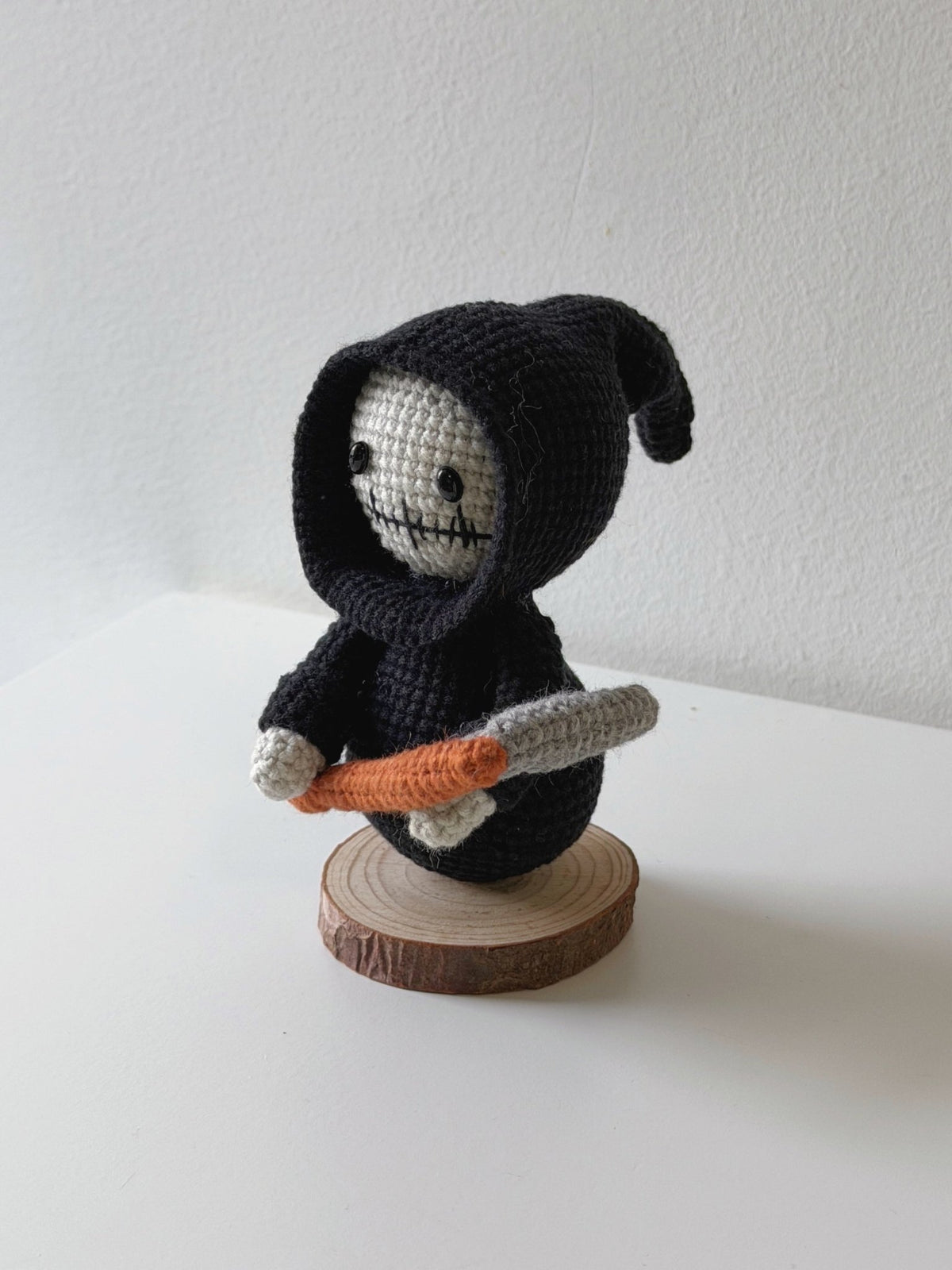 Crochet Grim Reaper Scythe Doll - Crochera