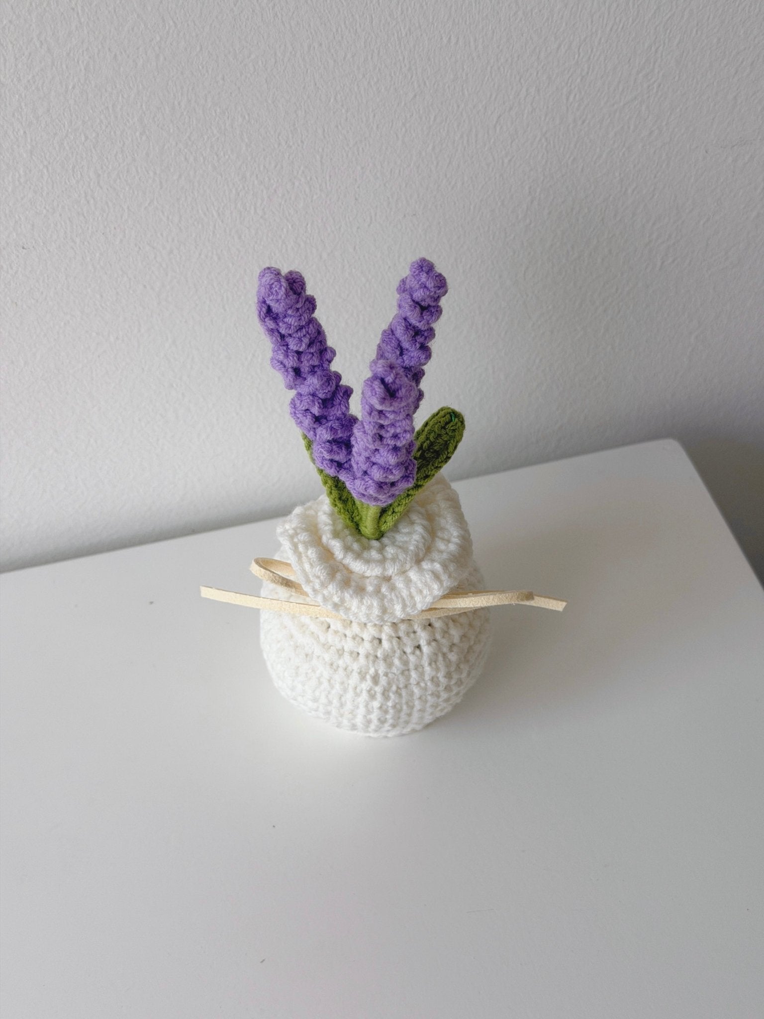 Crochet Lavender Potted Plant - Crochera