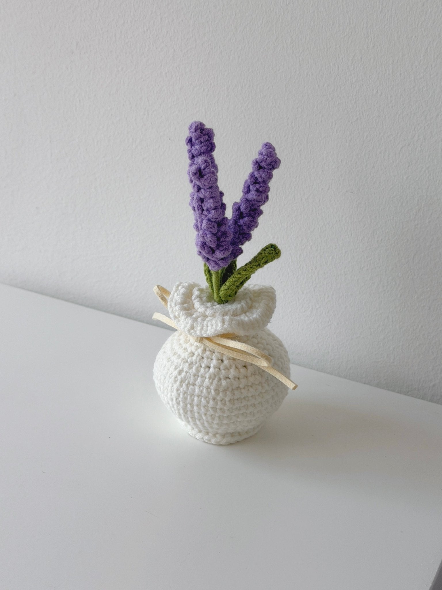 Crochet Lavender Potted Plant - Crochera
