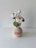 Crochet Mini Lotus Potted Plant - Crochera