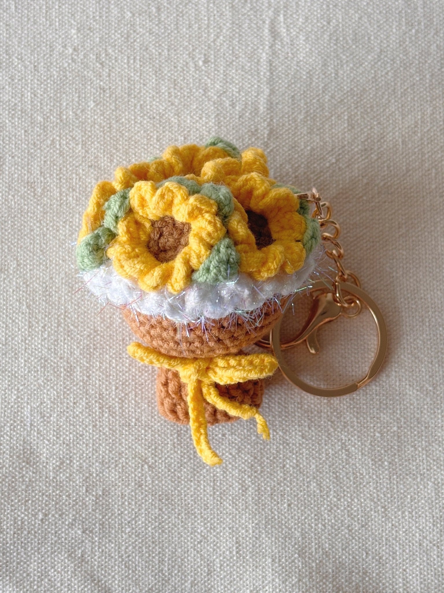 Crochet Mini Sunflower Bouquet - Crochera