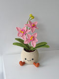 Crochet Orchid Potted Plant - Crochera
