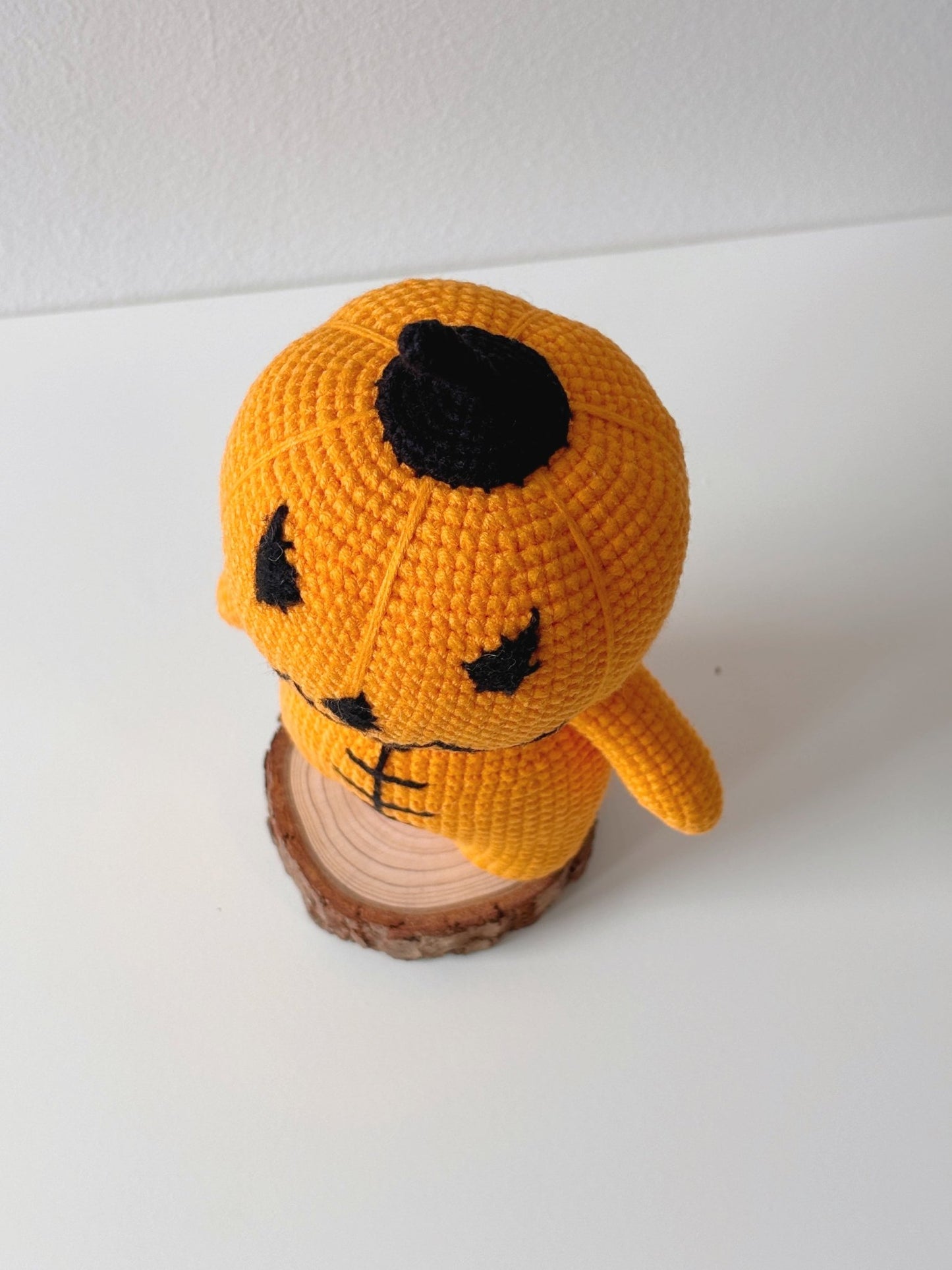 Crochet Pumpkin Jack - o’ - Lantern Doll - Crochera