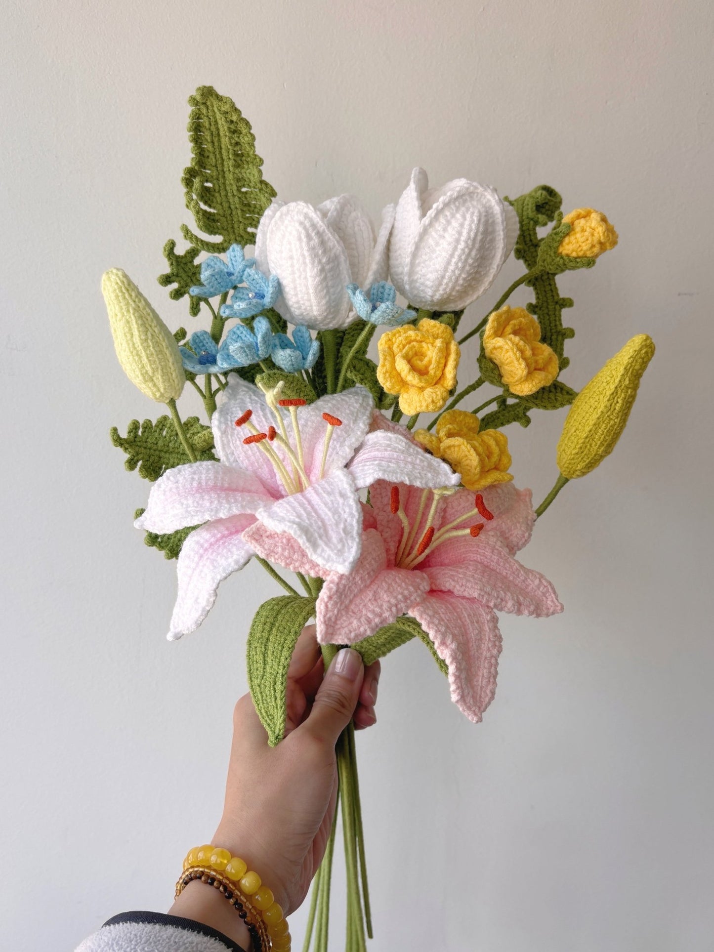 Lily Fern Harmony | Custom Bouquet - Crochera