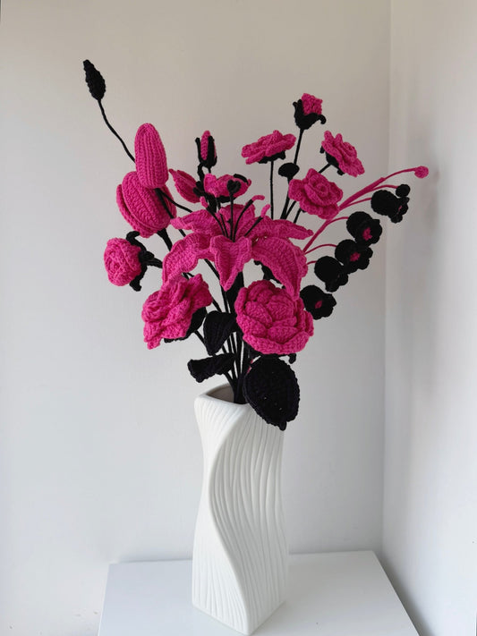 Midnight Fuchsia - Crochera