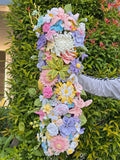 Pastel Garden Cascade - Crochera