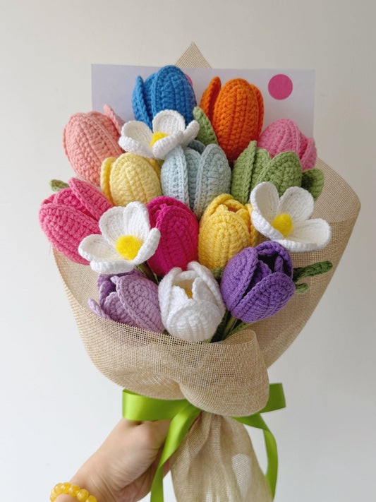 Rainbow Tulip - Crochera