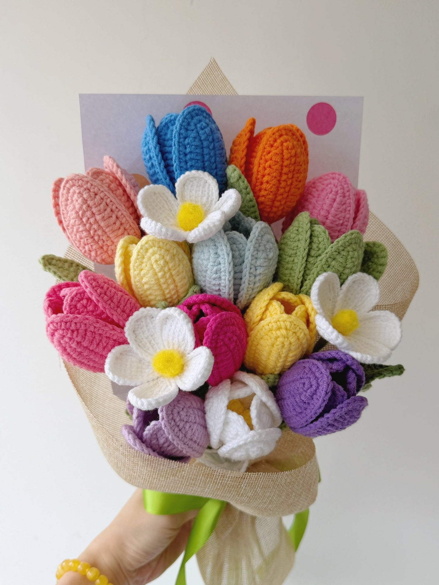 Rainbow Tulip - Crochera