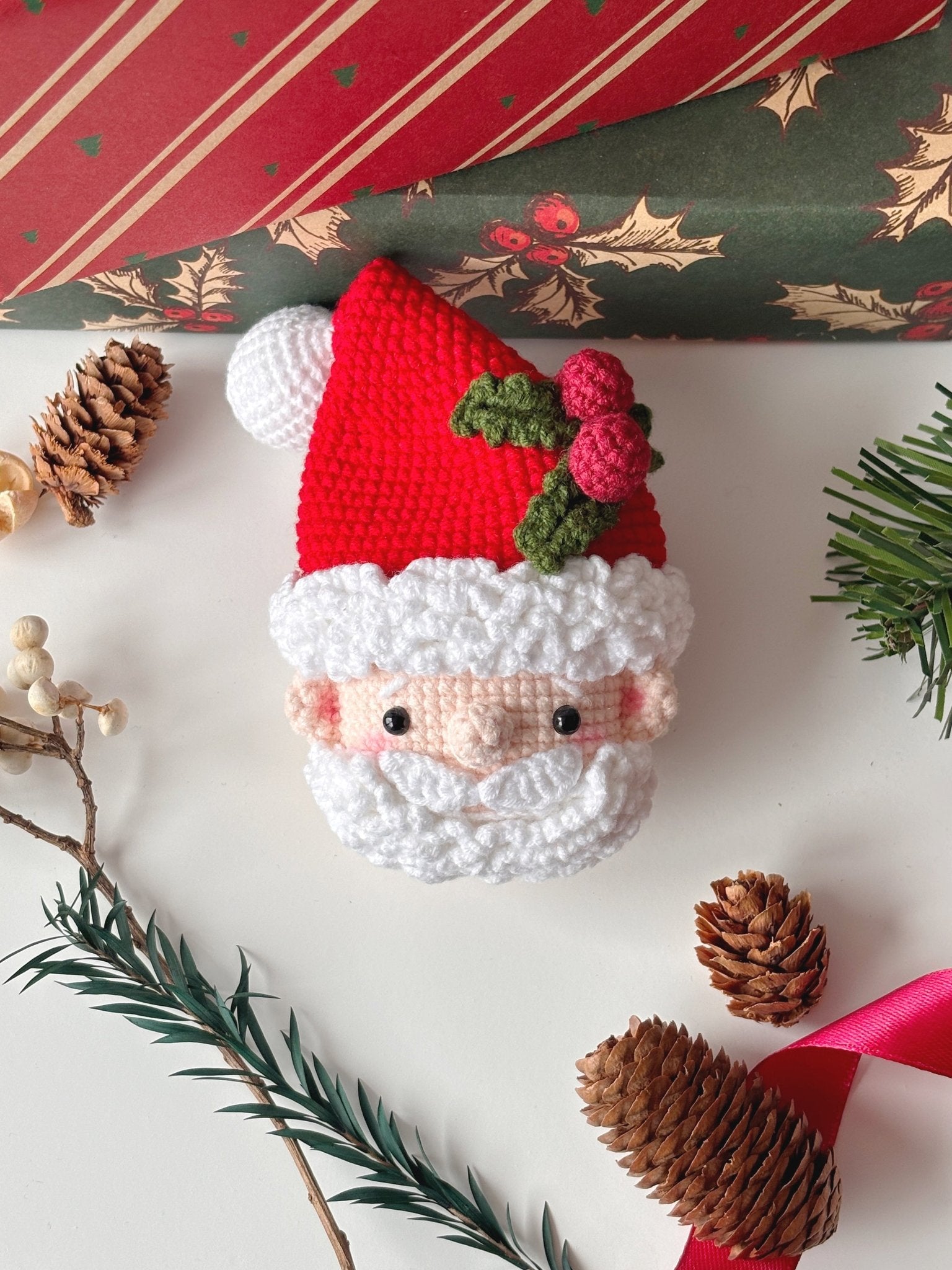 Yuletide Whimsy Wreath - Crochera